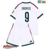 Camiseta Real Madrid Endrick #9 Primera Equipación para niños 2026-27 manga corta (+ pantalones cortos)